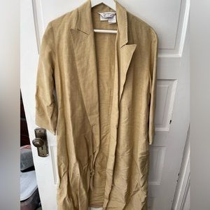 MaxMara Vintage Silk & Linen drench jacket